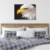 Adlerportrait Leinwanddruck (Insitu (Schlafzimmer))