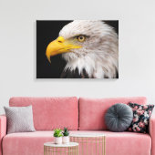 Adlerportrait Leinwanddruck (Insitu (Wohnzimmer))
