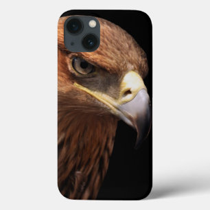 Adlerporträt abgeschieden auf Schwarzem iPhone 13 Hülle