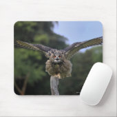 Adlerschale (Bubo bubo) Mousepad (Mit Mouse)