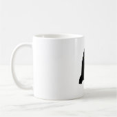 Adlerschwarzes Kaffeetasse (Links)