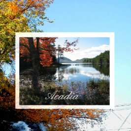 Adlersee, Acadia Nationalpark, Maine Postkarte