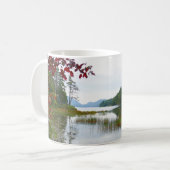 Adlersee und Blätter des Roten Apfels II Kaffeetasse (Vorderseite Links)