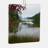 Adlersee und Blätter des Roten Apfels II Keramikornament (Rechts)