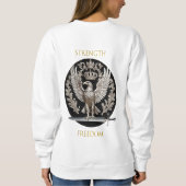 Adlerstärke und Freiheit Sweatshirt (Rückseite)
