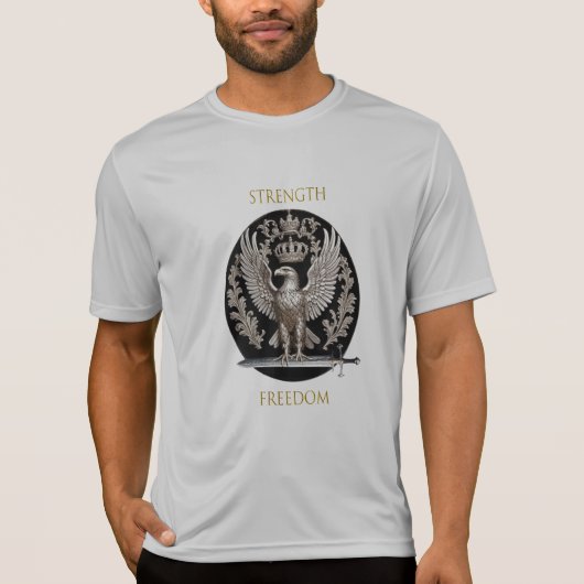 Adlerstärke und Freiheit T-Shirt (Vorderseite)