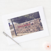 Adlerstrand - Aufkleber für das Rechteck, glänzend (Umschlag)