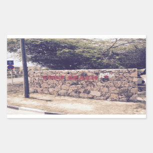 Adlerstrand - Aufkleber für das Rechteck, glänzend