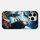 Adlerwache über dem Meer iPhone Hülle (Rückseite (Horizontal))