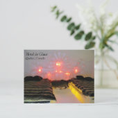 Adlerzimmer im Hotel de Glace, Quebec, Kanada Postkarte (Stehend Vorderseite)