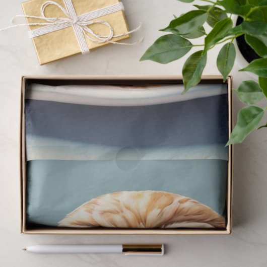 Adlige Babyschale in einem Teacup-Dekoupage Seidenpapier (Geschenk)