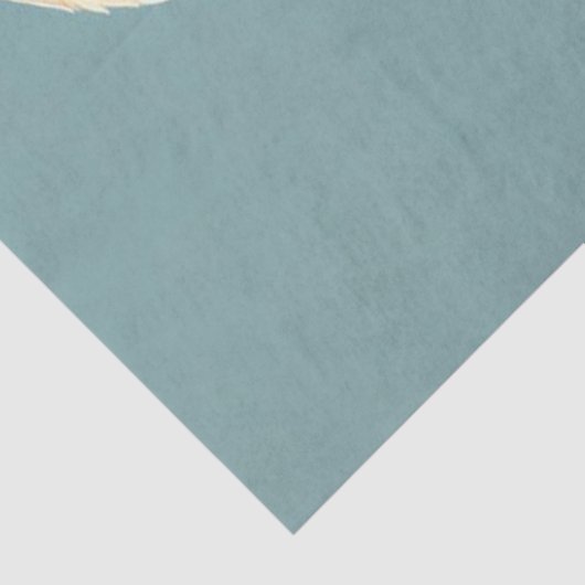 Adlige Babyschale in einem Teacup-Dekoupage Seidenpapier (Ausschnitt)