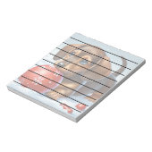 Adlige Dackel Welpenspiel im Schnee Notizblock (Rotiert)