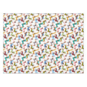 Adlige Halloween-Dackeln in Kostümen Tischdecke (Vorderseite (Horizontal))