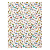 Adlige Halloween-Dackeln in Kostümen Tischdecke (Vorderseite)