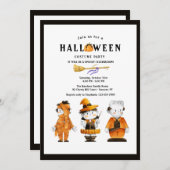 Adlige Halloween-Kinder Kostüm-Party Einladung (Vorne/Hinten)