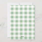 Adlige Kaninchen Bunny in einem Kraut Weihnachten (Rückseite)