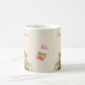 Adlige Kaninchen in Kürbispatrone Kaffeetasse (Mittel)