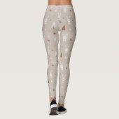 Adlige Kaninchen Kindermuster Leggings (Rückseite)