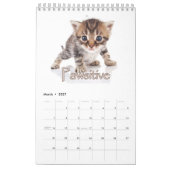 Adlige Kätzchen & herzerwärmende Redewendungen Gro Kalender (Mär 2027)