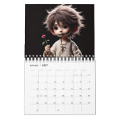 Adlige Kinder mit Blume Kalender (Jan 2027)