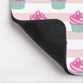 Adlige Kuchen, Streifen - Personalisiert Mousepad (Ecke)