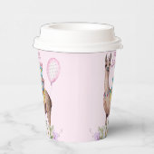 Adlige Lama-Papiertafeln Pappbecher (Rechts)