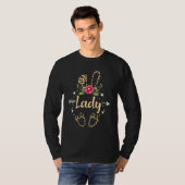 Adlige Niedliche Ostern Leopard Rabbit T-Shirt (Vorne ganz)