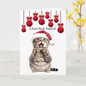 Adlige Niedliche Weihnachtskarte der Katze Karte (Gelbe Blume)