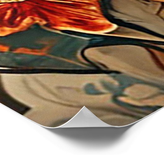 Adlige Weihnachtsjunge Poster (Ecke)