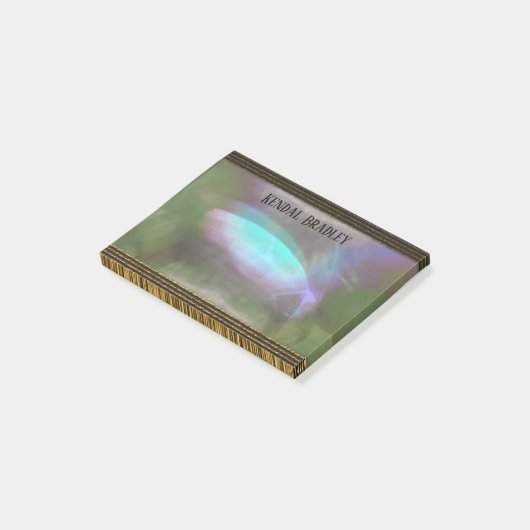 Admenia Kendal Einmaliges Monogramm Post-it Klebezettel (angewinkelt)