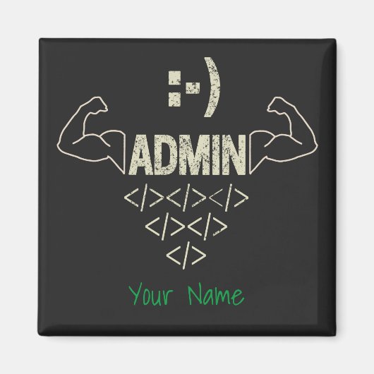 Admin Administrator IT Systemadministrator Informa Magnet (Vorne)