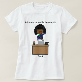 Admin Afroamerikanischer Verwaltungsbeamter T-Shirt