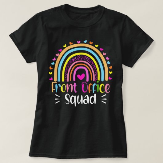 Admin App des Sekretärs der Squad School der niedl T-Shirt (Design vorne)