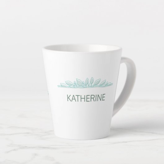 Admin Assistant Appentition Latte Tasse (Rechte Ecke)