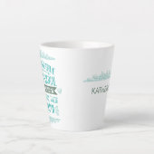 Admin Assistant Appentition Latte Tasse (Vorderseite)