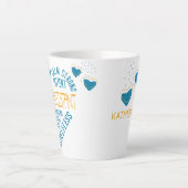 Admin Assistant Appentition Latte Tasse (Vorderseite)