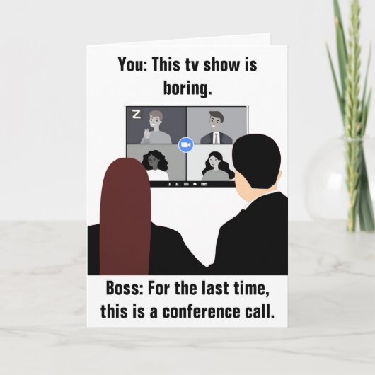 Admin Assistant Funny Birthday Karte (Vorderseite)