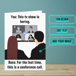 Admin Assistant Funny Birthday Karte