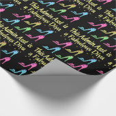ADMIN ASST SHOE LOVER DESIGN GESCHENKPAPIER (Ecke)