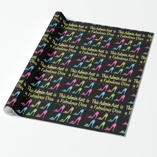 ADMIN ASST SHOE LOVER DESIGN GESCHENKPAPIER (Ungerollt)