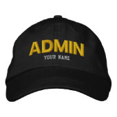 ADMIN Cap Bestickte Kappe (Vorderseite)