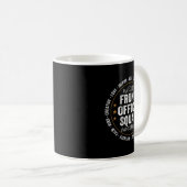 Admin Istant Funny Front Office Squad School Mitar Kaffeetasse (VorderseiteRechts)
