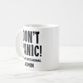 Admin Kaffeetasse (Vorderseite Links)