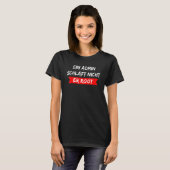 Admin mit deutschem Text Ein Admin Schlappe ist ni T-Shirt (Vorne ganz)