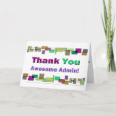 Admin Phantastisch Karte (Vorderseite)