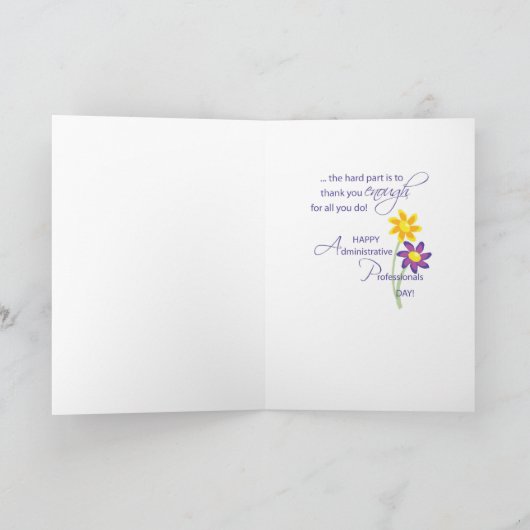 Admin Pro Day Blume Danke (Innenseite)