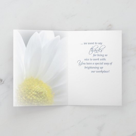 Admin Pro Day Daisies Karte (Innenseite)