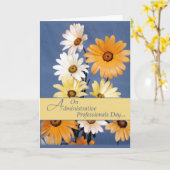 Admin Pro Day Daisies Karte (Gelbe Blume)