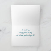 Admin Pro Tag von Gruppe Funny Hunde Karte (Innenseite)